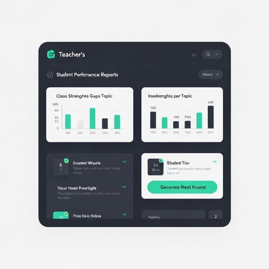 Student performance heatmap across syllabus topics