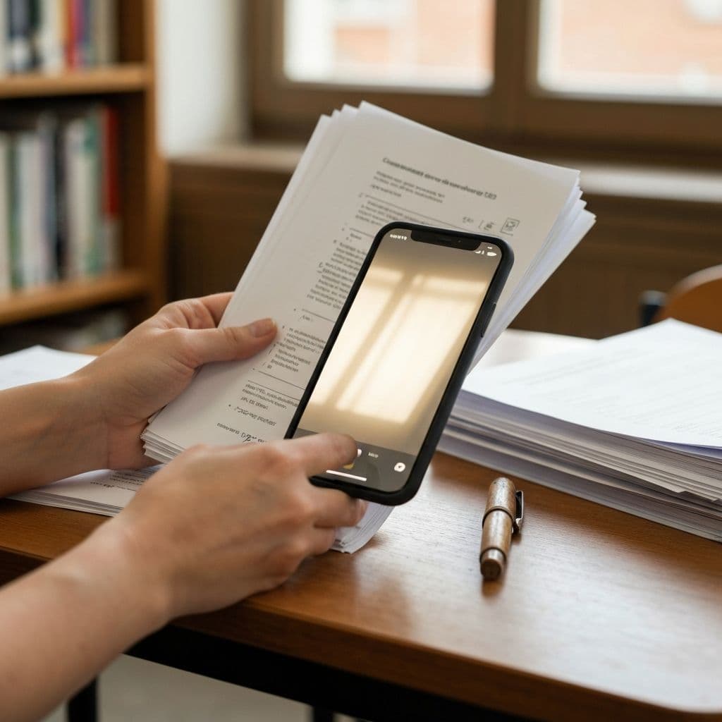 Teacher reviewing class reports and making decisions